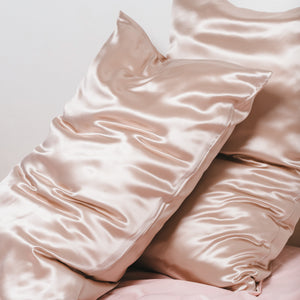 Silk Pillowcase Set - Caramel Beige